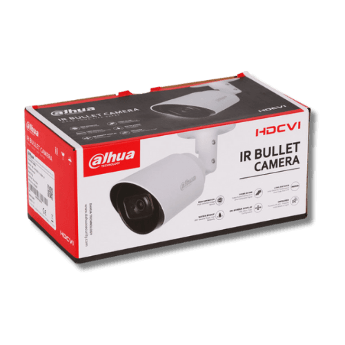 Cámara de vigilancia tipo bullet Dahua HFW1200TA28, 1080p, 2MP