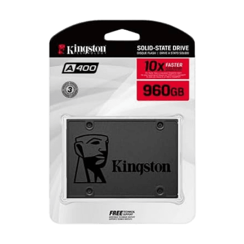 Kingston SSD A400, Capacidad: 960GB, SATA 2.5, Interfaz: SATA Rev. 3.0