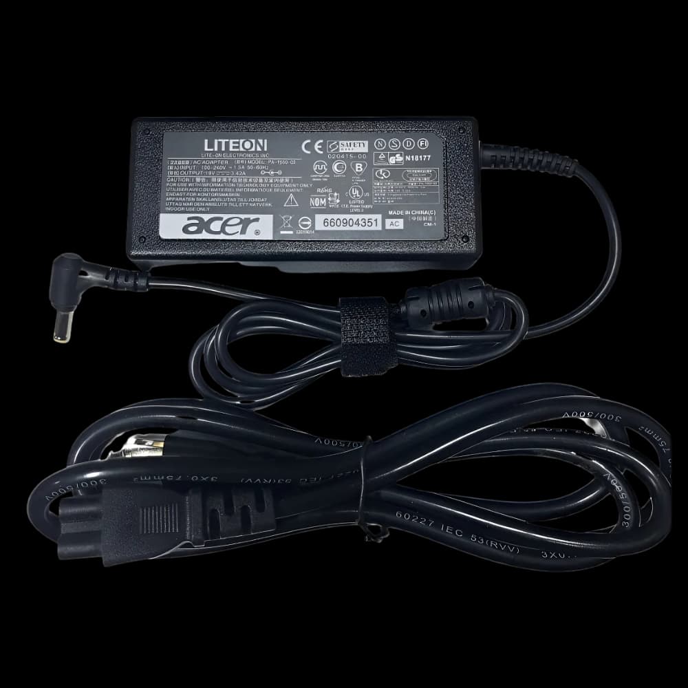 Cargador para Laptop Acer 19V 3.42A DC: 5.5x1.7mm