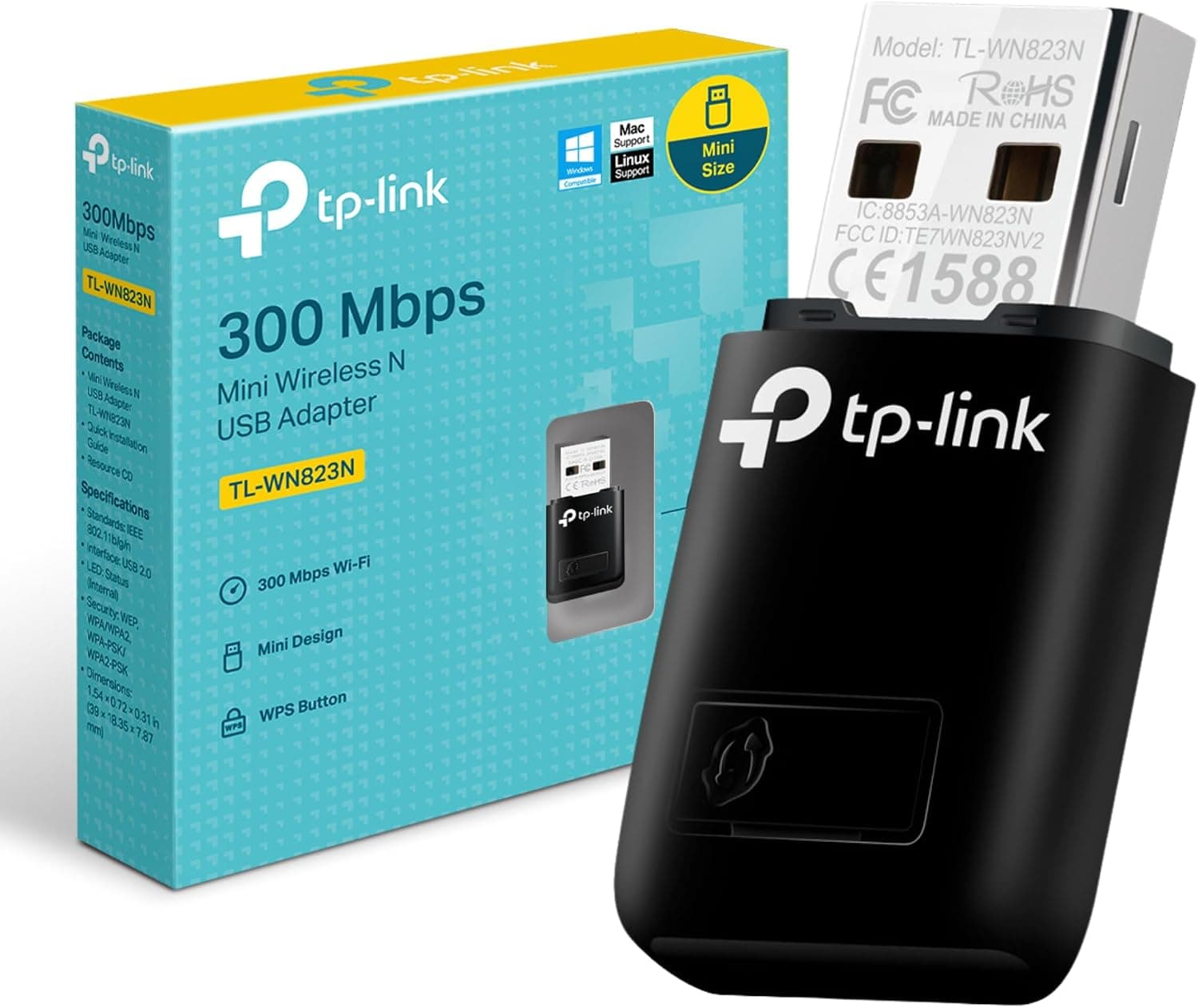 Adaptador usb wirelles 300 mbps TL-WM823N