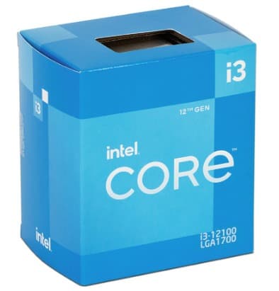 PROCESADOR INTEL CORE I3-12100 S-1700 4CORE 3.3GHZ 65W